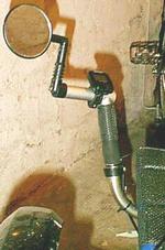 Mirror and computer mount