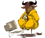 Floating Gnu